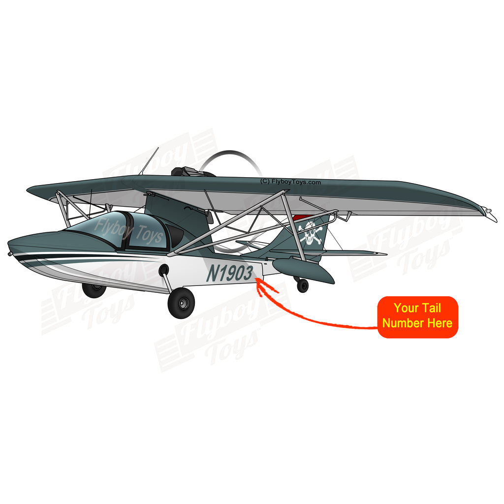 Airplane Design (Green Teal) - AIRJ51CJ1-G1