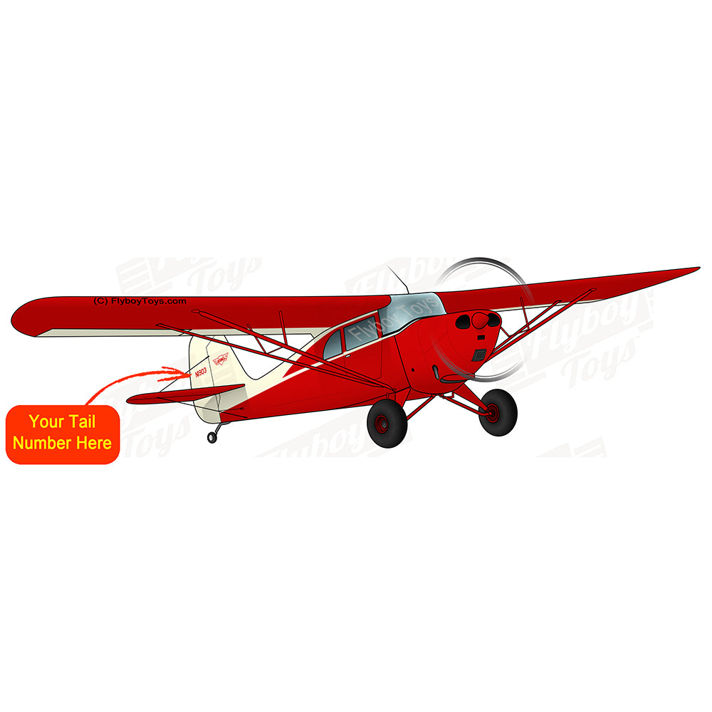 Airplane Design (Cream/Red) -AIRJ5I389SUPER-CR1
