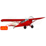 Airplane Design (Cream/Red) -AIRJ5I389SUPER-CR1