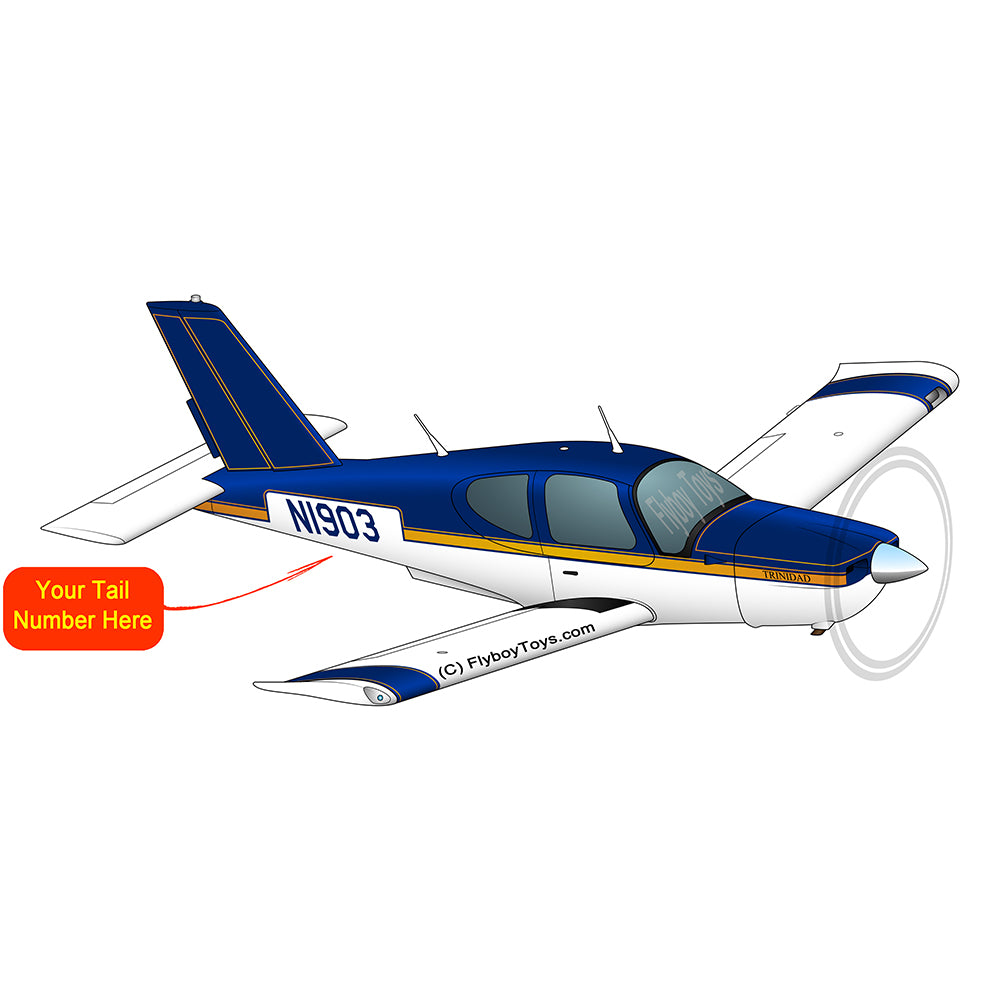 Airplane Design (Blue/Yellow) - AIRJF3KF2TB20-BY1