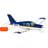 Airplane Design (Blue/Yellow) - AIRJF3KF2TB20-BY1