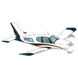 Airplane Design (Teal/Maroon) - AIRJF3KF2TB20-TM1
