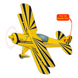 Airplane Design (Yellow/Black) - AIRJK5JBP-Y1