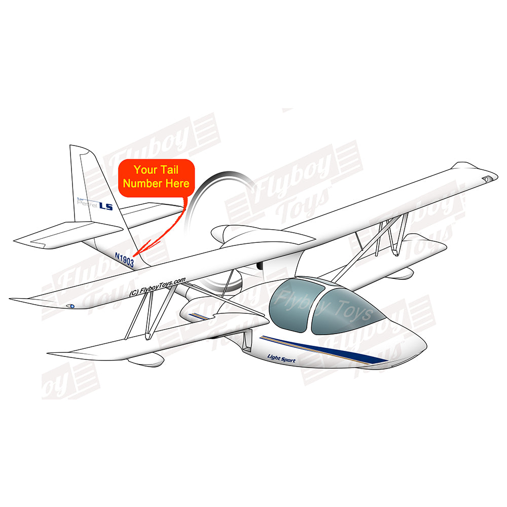 Airplane Design (Blue/Gold) - AIRJLGG5K-BG1