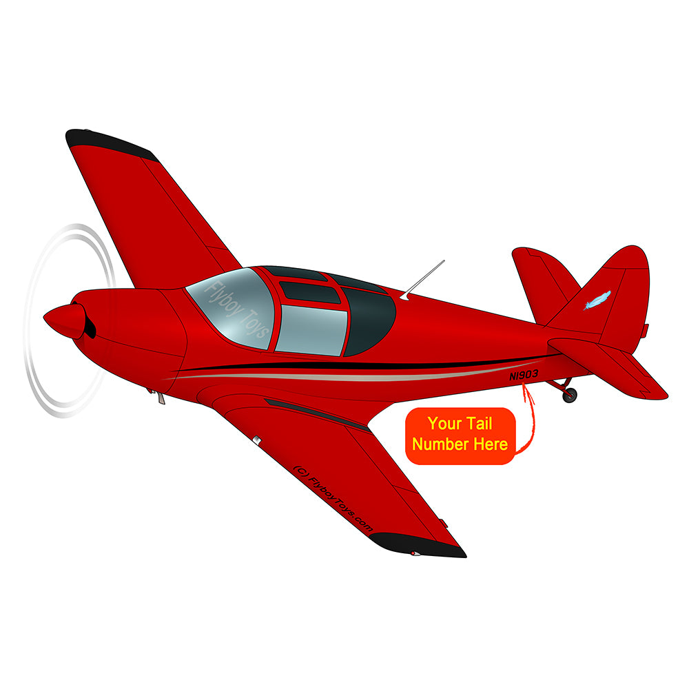 Airplane Design (Red/Black) - AIRJN9GC1B-RB2