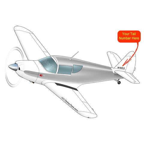 Airplane Design (Silver) - AIRJN9GC1B-S1