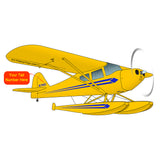 Airplane Design  (Yellow) - AIRK1PF21BFL-Y1