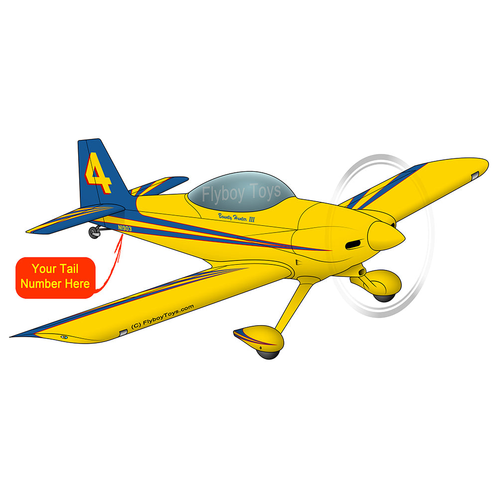 Airplane Design (Yellow/Blue) - AIRM1EIM4-YB1