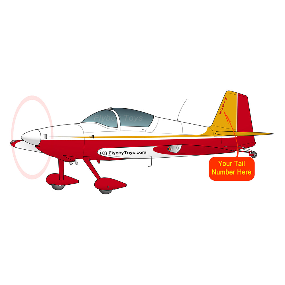 Airplane Design (Red/Yellow) - AIRM1EIM6-RY1