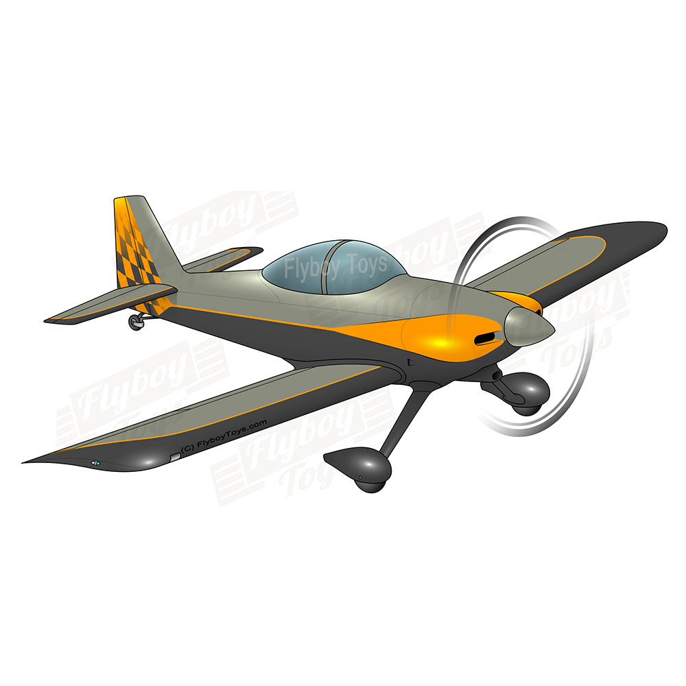Airplane Design (Yellow/Silver/Black) - AIRM1EIM4-YSB2