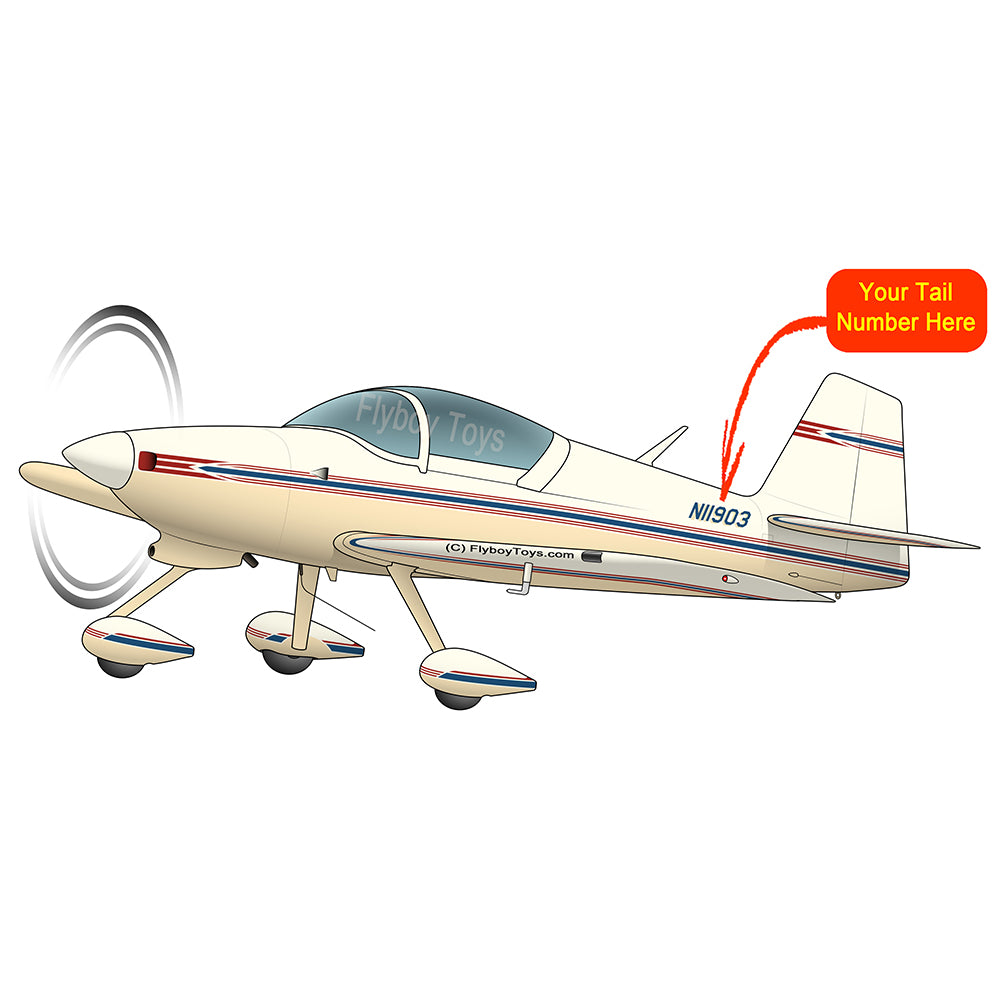 Airplane Design (Cream/Blue/Red) - AIRM1EIM6A-CBR1