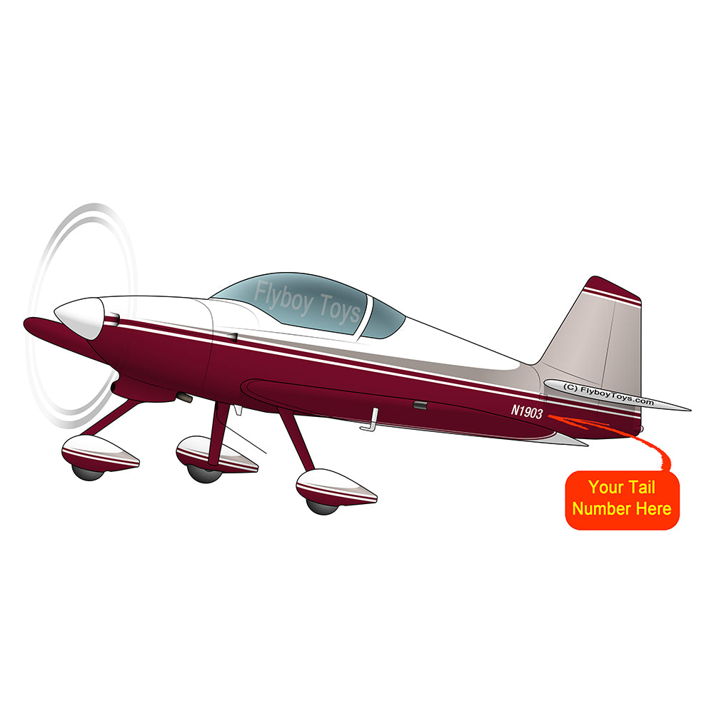 Airplane Design (Maroon/Silver) - AIRM1EIM6A-MS1