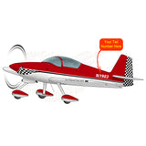 Airplane Design (Red/Black #2) - AIRM1EIM6A-RB2