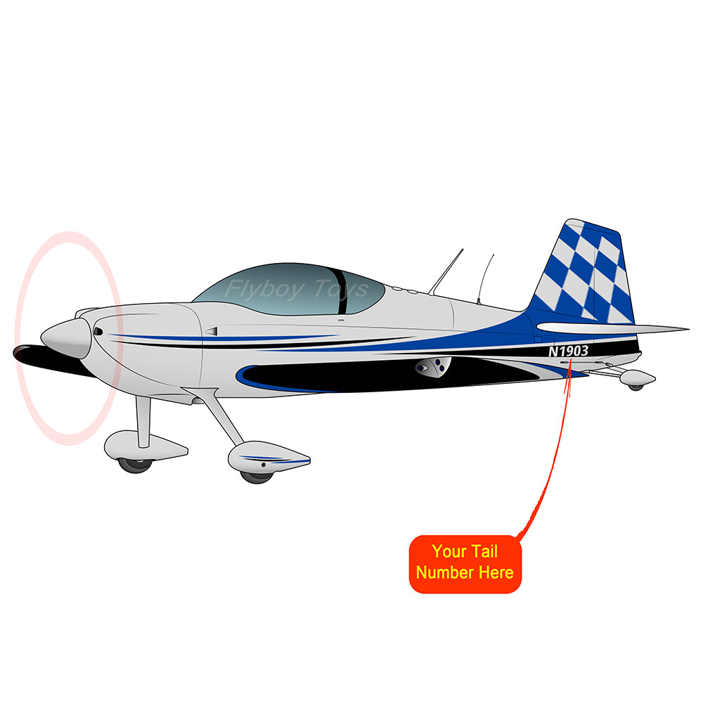 Airplane Design (Blue/Black) - AIRM1EIM7-B1