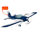 Airplane Design (Blue/Black) - AIRM1EIM7-BB1