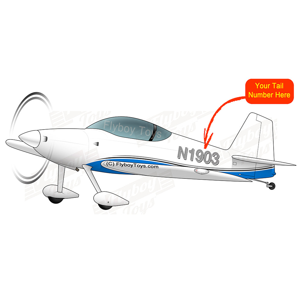 Airplane Design (Blue/Silver) - AIRM1EIM7-BS1