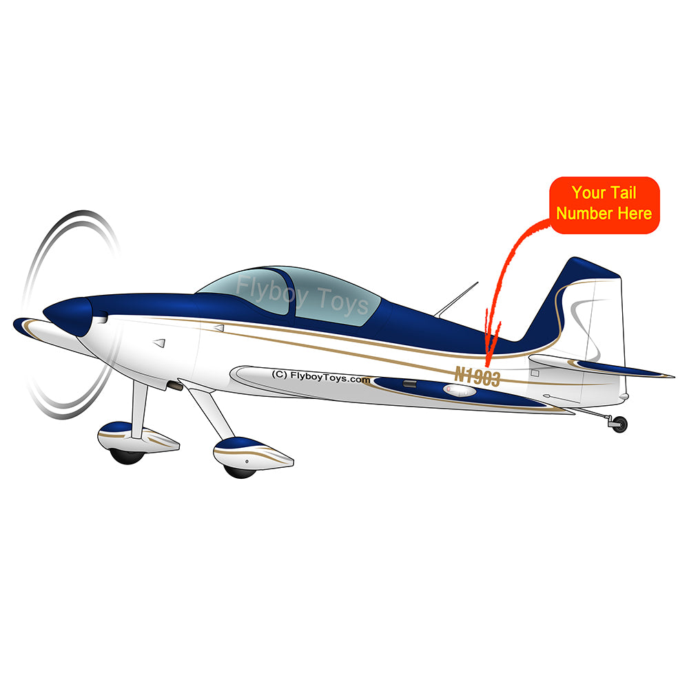 Airplane Design (Gold/Blue) - AIRM1EIM7-GB1