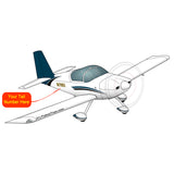 Airplane Design (Blue/Black) - AIRM1EIM7A-BB1