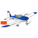 Airplane Design (Blue/Black #2) - AIRM1EIM7A-BB2