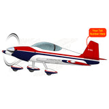 Airplane Design (Red/Blue) - AIRM1EIM7A-RB1