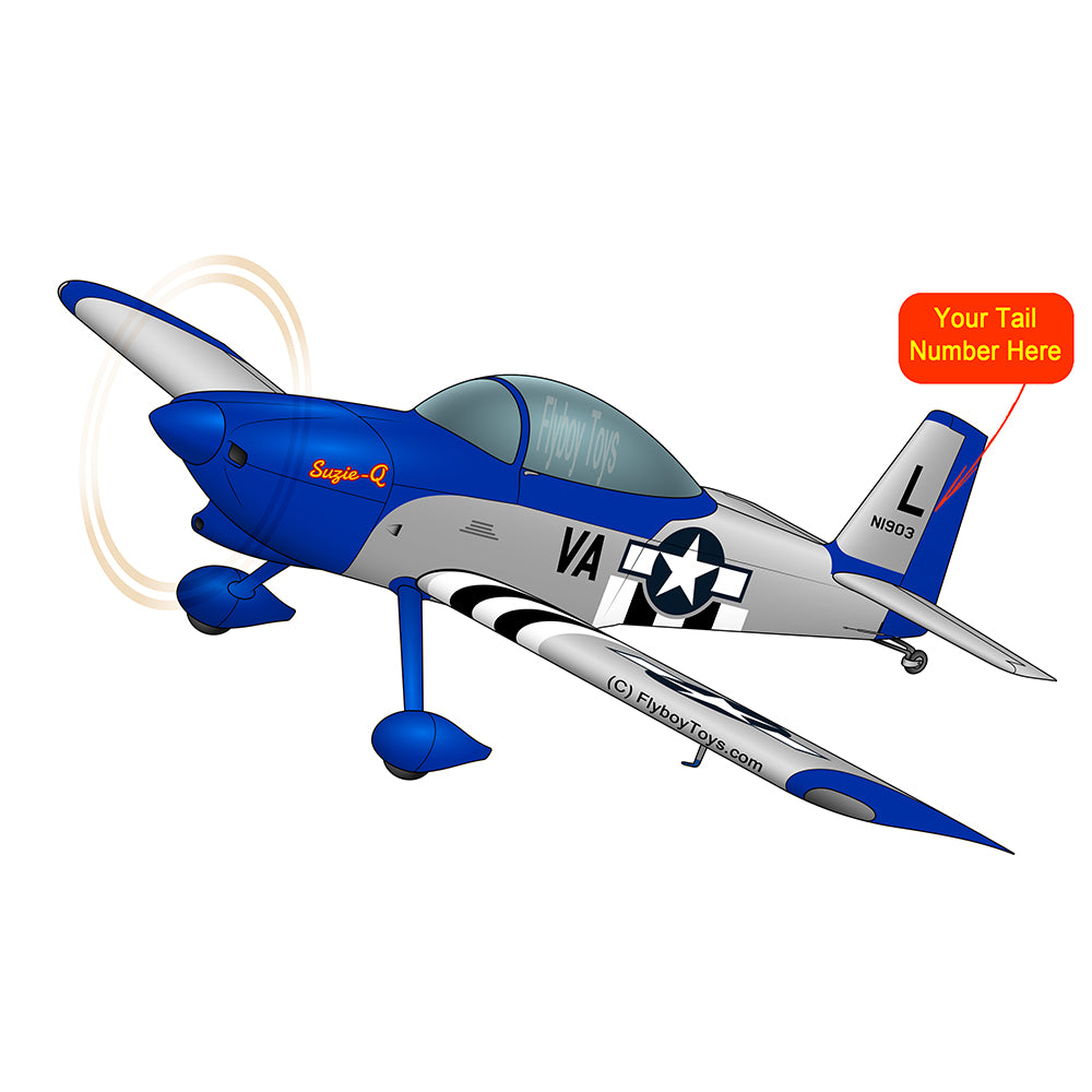 Airplane Design (Blue/Silver) - AIRM1EIM8-BS1