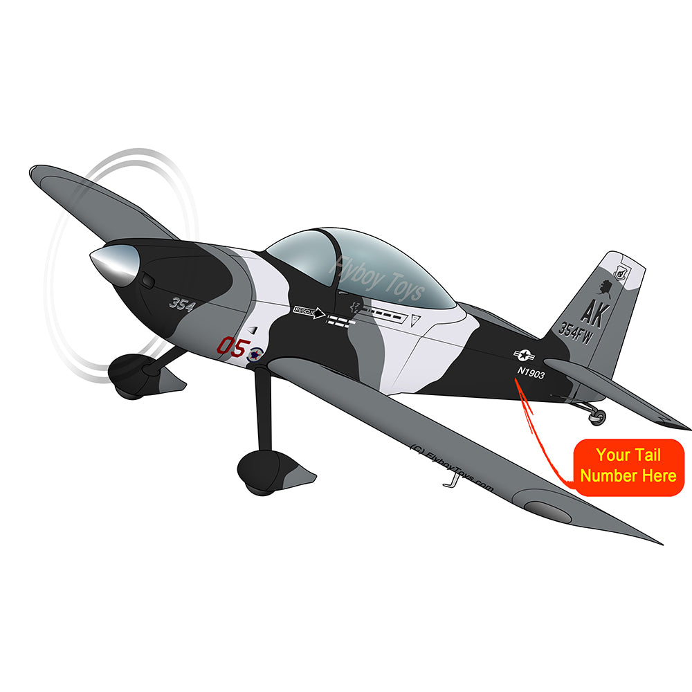 Airplane Design (Black/White/Silver) - AIRM1EIM8-BW1