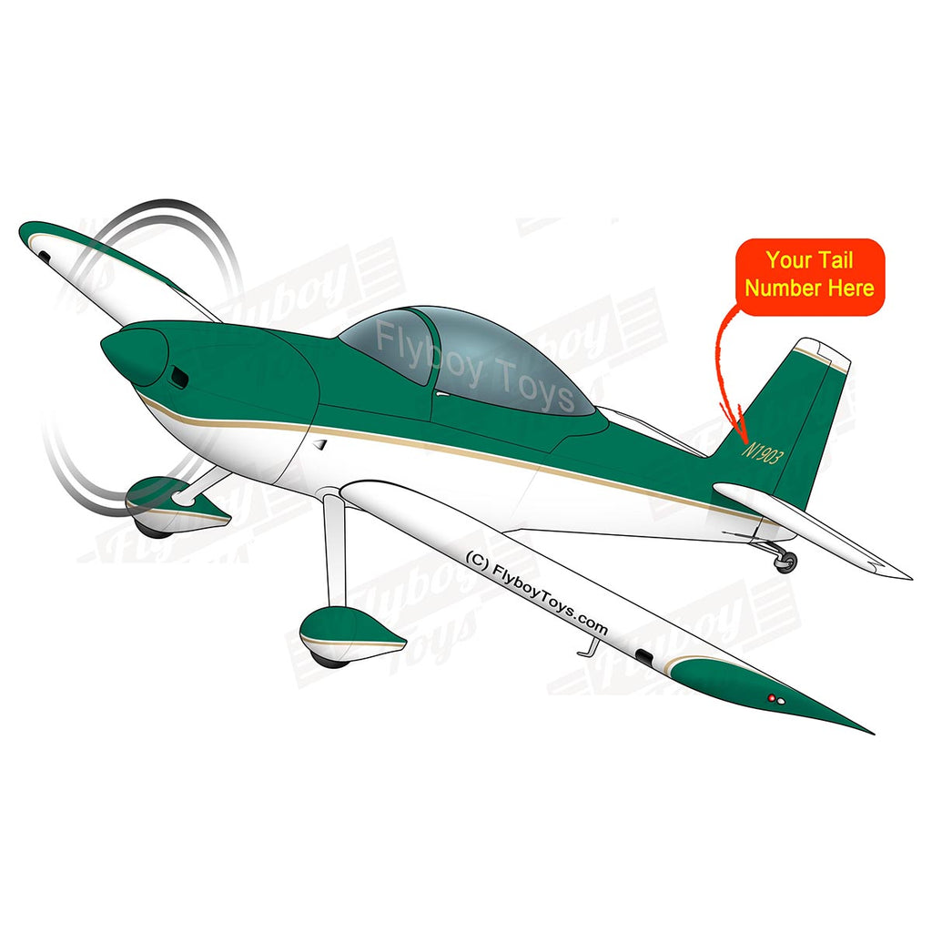 Airplane Design (Green/Gold) - AIRM1EIM8-GG2