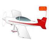 Airplane Design (Red) - AIRM1EIM8-R1