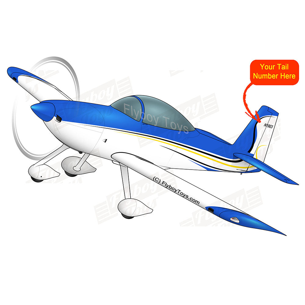 Airplane Design (Blue/Black/Gold) - AIRM1EIM8A-BBG1