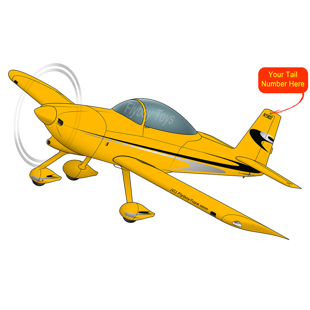 Airplane Design (Yellow/Silver/Black) - AIRM1EIM8A-YSB1