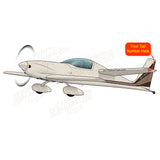Airplane Design (Brown) - AIRM9B4I1-B1