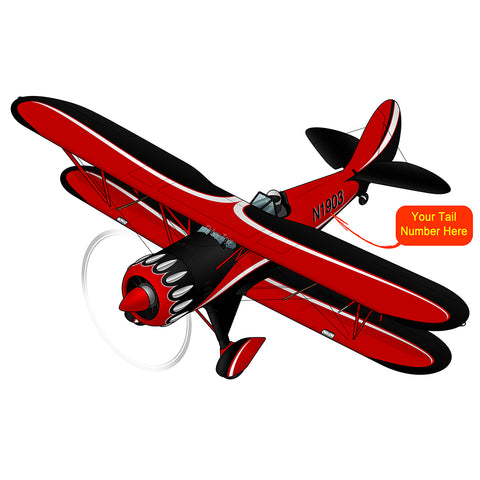Airplane Design (Red/Black/White) - AIRN13PD5-RB2