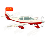 Airplane Design (Red) - AIRN855PG-RB1