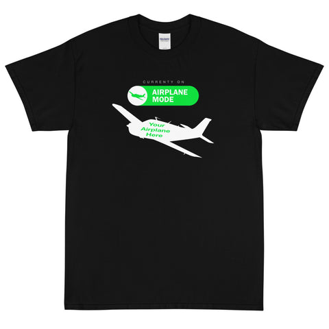 Airplane Mode Theme T-Shirt - Personalized w/ Your Airplane