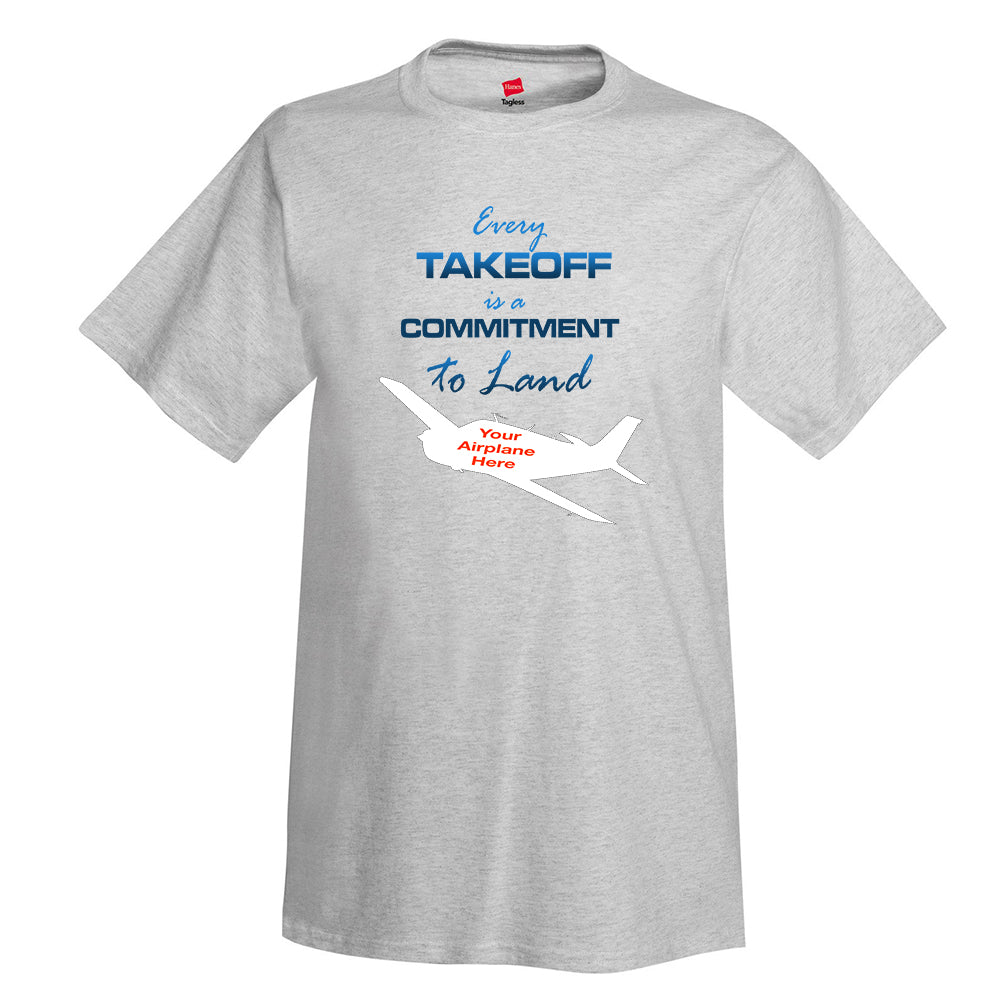 Every Takeoff Airplane Theme  T-Shirt - Personalized w/ Your Airplane