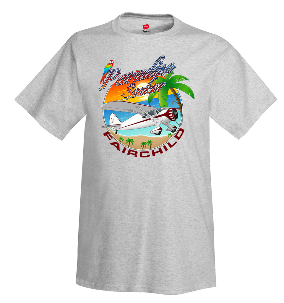 Fairchild 24 C8C Airplane T-Shirt - Personalized with Your N#