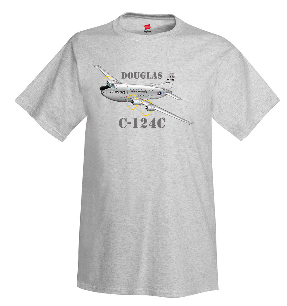 Douglas C-124C Airplane T-Shirt - Personalized with Your N#
