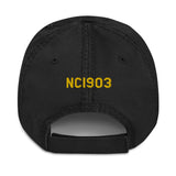 Airplane Embroidered Distressed Cap  AIRJ5I3817BCM-Y1 - Personalized w/ Your N#