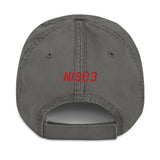 Airplane Embroidered Distressed Cap (AIRJ5I3817EC-RB1) - Personalized with Your N#