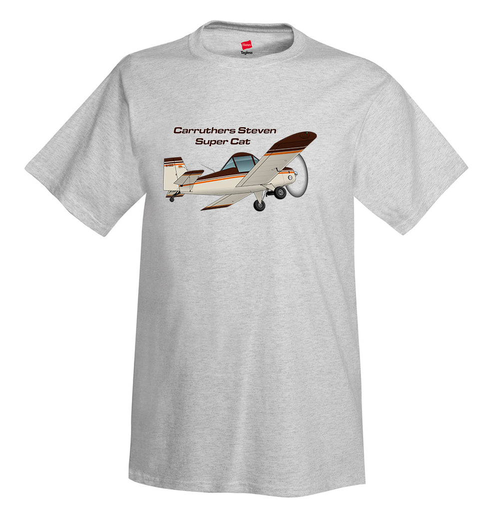 Baker Supercat (Red/Black) Airplane T-Shirt - Personalized with Your N#