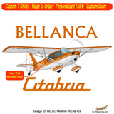 Bellanca Citabria 7KCAB (Orange) Airplane T-shirt - Personalized with Your N#