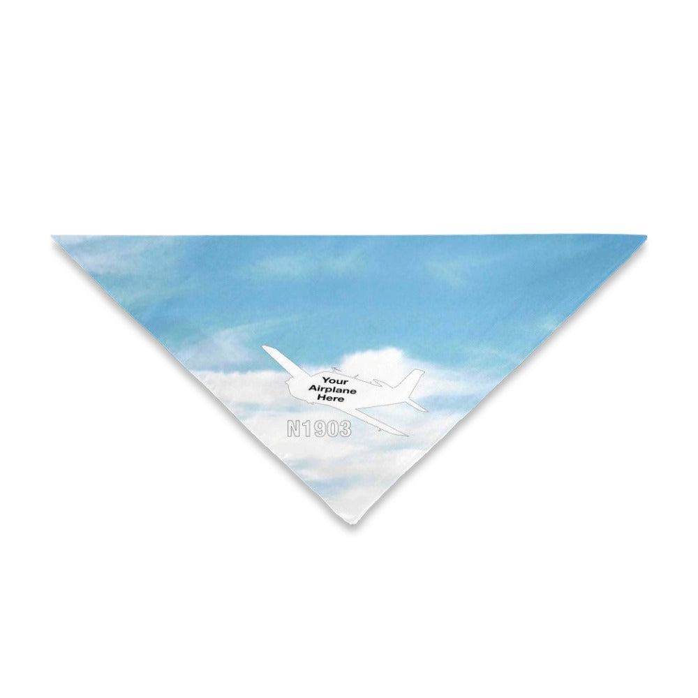 Custom Airplane Pet Bandana