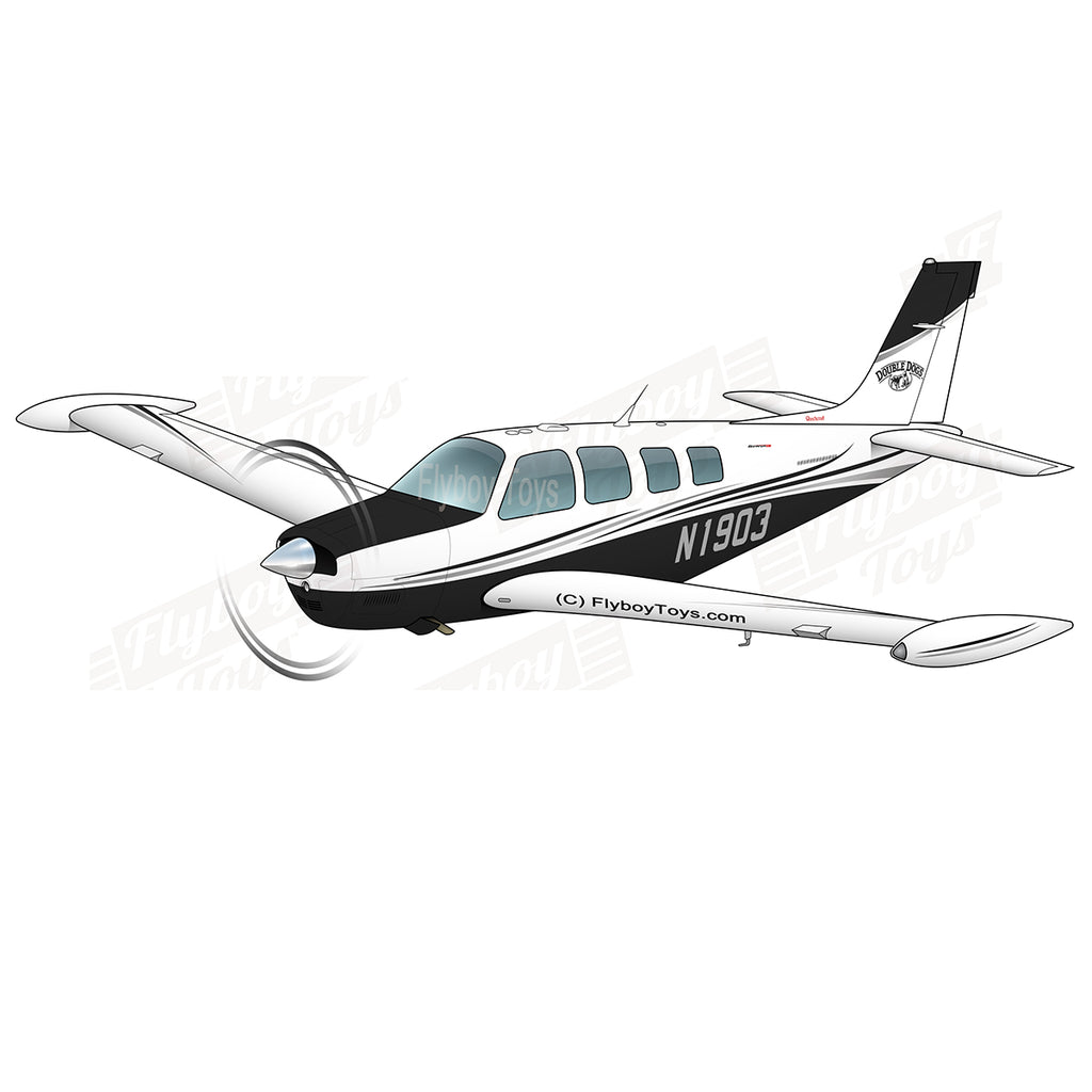 Airplane Design (Black/Grey) - AIR2552FEG36-BG1
