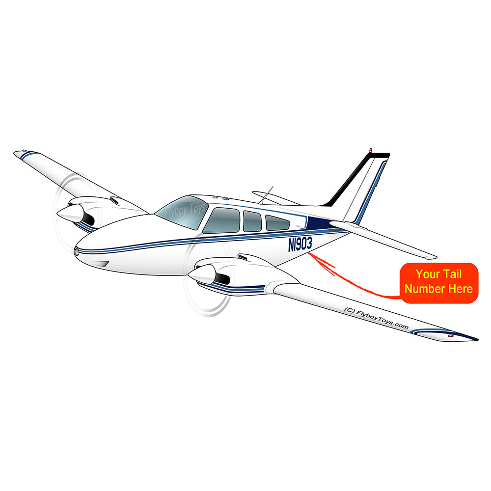 Beechcraft Baron 95-55 Blue 2