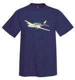 Airplane T-shirt (Beige/Red/Blue) AIR25521I-BRB1 - Personalized with Your N#