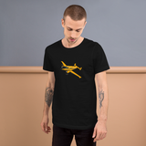 Airplane T-shirt (Yellow) AIR25518-Y2 - Personalized with Your N#