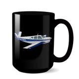 Airplane Ceramic Custom Mug AIR2552FEH35-B1 - Personalized w/ your N#