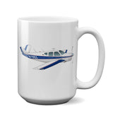 Airplane Ceramic Custom Mug AIR2552FEH35-B1 - Personalized w/ your N#