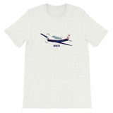 Airplane T-shirt (Red/Blue #3) AIR255452-RB3 - Personalized with Your N#