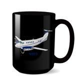 Airplane Ceramic Custom Mug AIR255JLG-B1 - Personalized w/ your N#